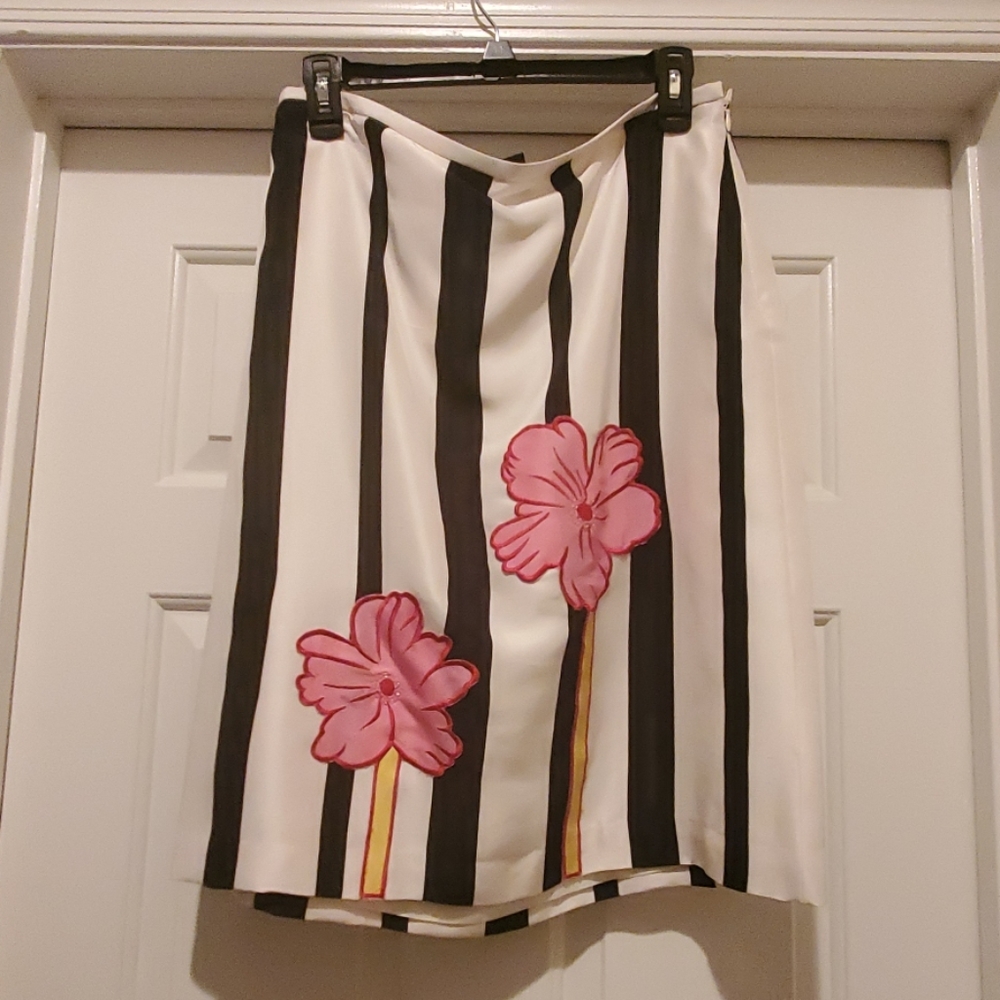 Floral, Stripped Skirt